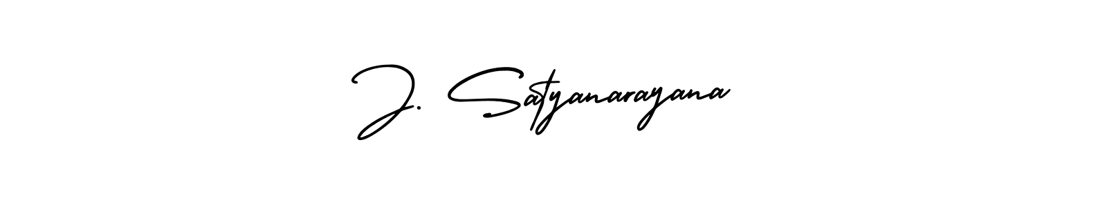 Design your own signature with our free online signature maker. With this signature software, you can create a handwritten (AmerikaSignatureDemo-Regular) signature for name J. Satyanarayana. J. Satyanarayana signature style 3 images and pictures png