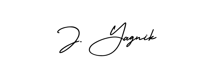 How to Draw J. Yagnik signature style? AmerikaSignatureDemo-Regular is a latest design signature styles for name J. Yagnik. J. Yagnik signature style 3 images and pictures png