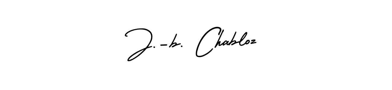 Make a beautiful signature design for name J.-b. Chabloz. Use this online signature maker to create a handwritten signature for free. J.-b. Chabloz signature style 3 images and pictures png