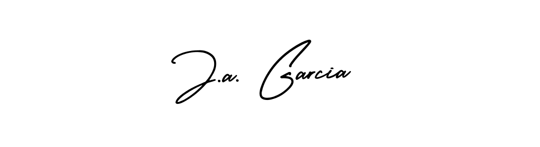 Design your own signature with our free online signature maker. With this signature software, you can create a handwritten (AmerikaSignatureDemo-Regular) signature for name J.a. Garcia. J.a. Garcia signature style 3 images and pictures png
