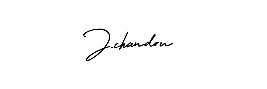 You should practise on your own different ways (AmerikaSignatureDemo-Regular) to write your name (J.chandru) in signature. don't let someone else do it for you. J.chandru signature style 3 images and pictures png
