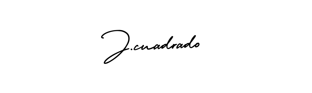 Also You can easily find your signature by using the search form. We will create J.cuadrado name handwritten signature images for you free of cost using AmerikaSignatureDemo-Regular sign style. J.cuadrado signature style 3 images and pictures png