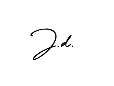 Check out images of Autograph of J.d. name. Actor J.d. Signature Style. AmerikaSignatureDemo-Regular is a professional sign style online. J.d. signature style 3 images and pictures png