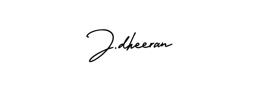 Similarly AmerikaSignatureDemo-Regular is the best handwritten signature design. Signature creator online .You can use it as an online autograph creator for name J.dheeran. J.dheeran signature style 3 images and pictures png