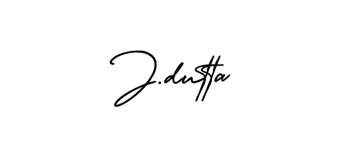 AmerikaSignatureDemo-Regular is a professional signature style that is perfect for those who want to add a touch of class to their signature. It is also a great choice for those who want to make their signature more unique. Get J.dutta name to fancy signature for free. J.dutta signature style 3 images and pictures png