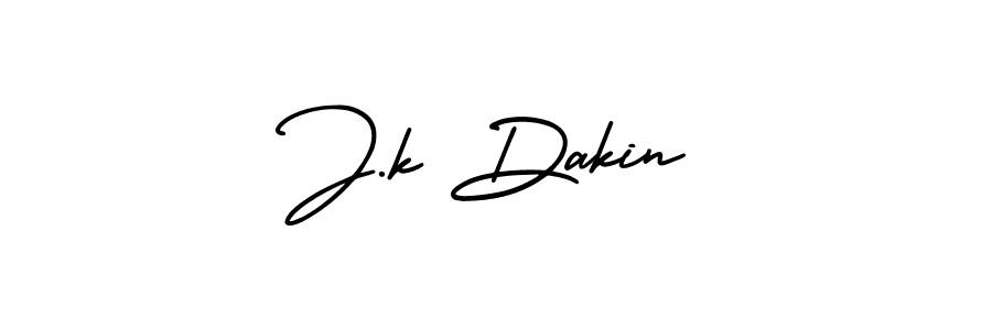 Also You can easily find your signature by using the search form. We will create J.k Dakin name handwritten signature images for you free of cost using AmerikaSignatureDemo-Regular sign style. J.k Dakin signature style 3 images and pictures png