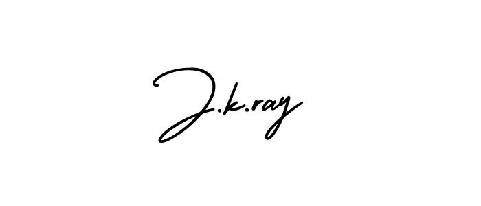 You should practise on your own different ways (AmerikaSignatureDemo-Regular) to write your name (J.k.ray) in signature. don't let someone else do it for you. J.k.ray signature style 3 images and pictures png