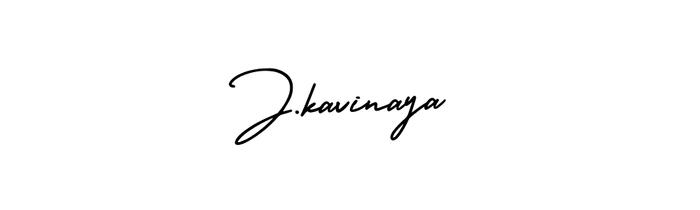 This is the best signature style for the J.kavinaya name. Also you like these signature font (AmerikaSignatureDemo-Regular). Mix name signature. J.kavinaya signature style 3 images and pictures png