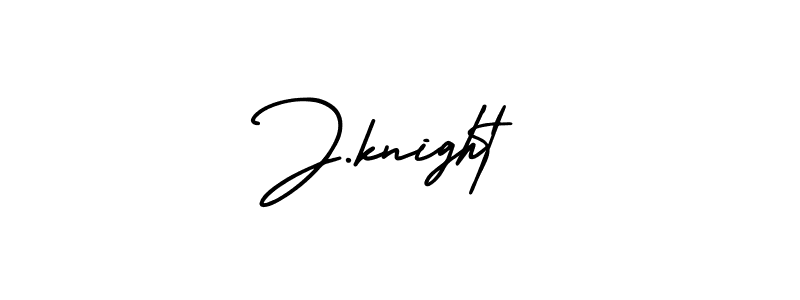 Create a beautiful signature design for name J.knight. With this signature (AmerikaSignatureDemo-Regular) fonts, you can make a handwritten signature for free. J.knight signature style 3 images and pictures png