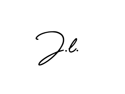 Best and Professional Signature Style for J.l.. AmerikaSignatureDemo-Regular Best Signature Style Collection. J.l. signature style 3 images and pictures png