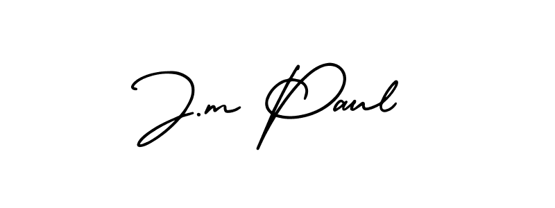 You should practise on your own different ways (AmerikaSignatureDemo-Regular) to write your name (J.m Paul) in signature. don't let someone else do it for you. J.m Paul signature style 3 images and pictures png