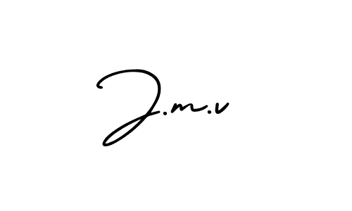 It looks lik you need a new signature style for name J.m.v. Design unique handwritten (AmerikaSignatureDemo-Regular) signature with our free signature maker in just a few clicks. J.m.v signature style 3 images and pictures png