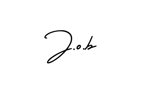 Design your own signature with our free online signature maker. With this signature software, you can create a handwritten (AmerikaSignatureDemo-Regular) signature for name J.o.b. J.o.b signature style 3 images and pictures png