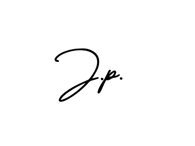 The best way (AmerikaSignatureDemo-Regular) to make a short signature is to pick only two or three words in your name. The name J.p. include a total of six letters. For converting this name. J.p. signature style 3 images and pictures png