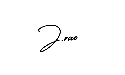 How to Draw J.rao signature style? AmerikaSignatureDemo-Regular is a latest design signature styles for name J.rao. J.rao signature style 3 images and pictures png