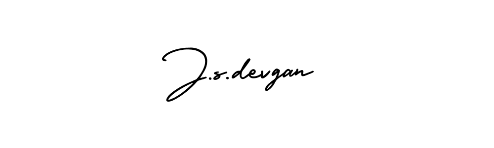 How to make J.s.devgan name signature. Use AmerikaSignatureDemo-Regular style for creating short signs online. This is the latest handwritten sign. J.s.devgan signature style 3 images and pictures png