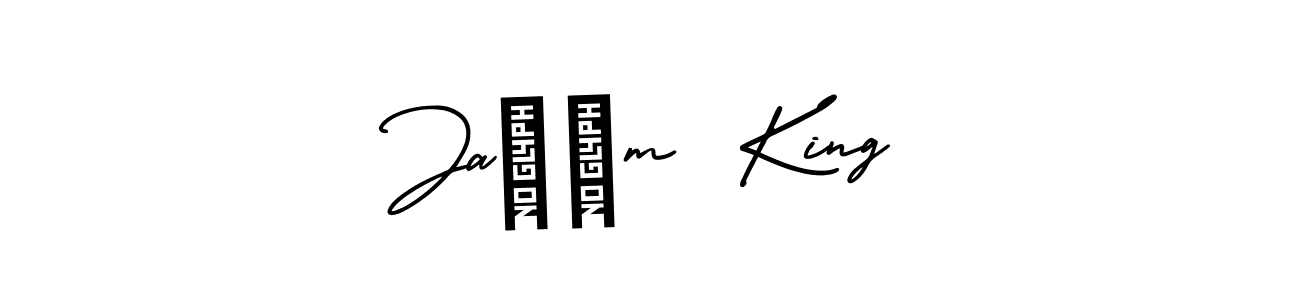 How to make Jaším  King signature? AmerikaSignatureDemo-Regular is a professional autograph style. Create handwritten signature for Jaším  King name. Jaším  King signature style 3 images and pictures png