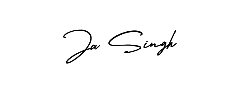 How to make Ja Singh signature? AmerikaSignatureDemo-Regular is a professional autograph style. Create handwritten signature for Ja Singh name. Ja Singh signature style 3 images and pictures png