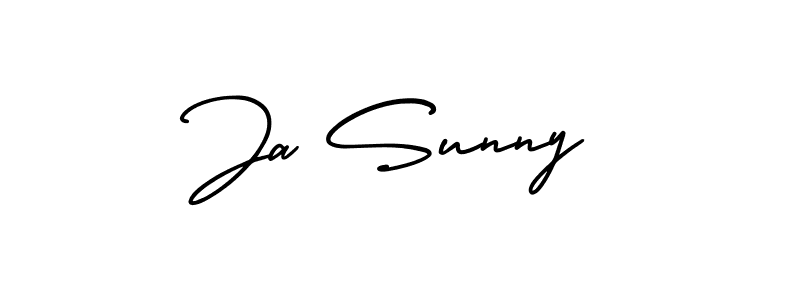 How to make Ja Sunny signature? AmerikaSignatureDemo-Regular is a professional autograph style. Create handwritten signature for Ja Sunny name. Ja Sunny signature style 3 images and pictures png