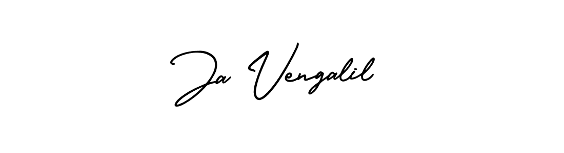Also You can easily find your signature by using the search form. We will create Ja Vengalil name handwritten signature images for you free of cost using AmerikaSignatureDemo-Regular sign style. Ja Vengalil signature style 3 images and pictures png