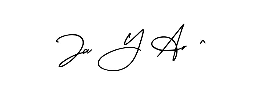 Make a beautiful signature design for name Ja Y Ar ^. With this signature (AmerikaSignatureDemo-Regular) style, you can create a handwritten signature for free. Ja Y Ar ^ signature style 3 images and pictures png