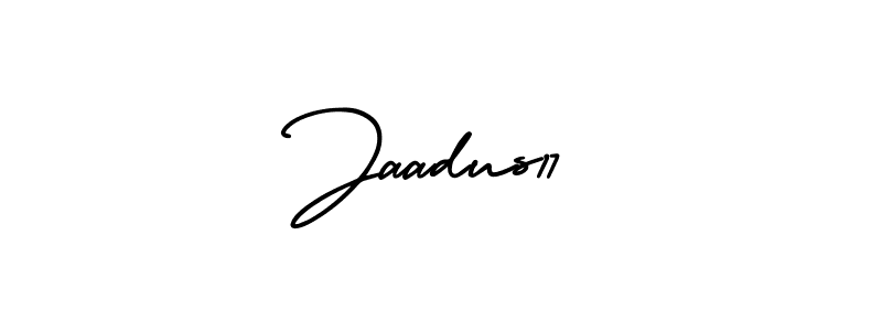 Make a beautiful signature design for name Jaadus17. Use this online signature maker to create a handwritten signature for free. Jaadus17 signature style 3 images and pictures png
