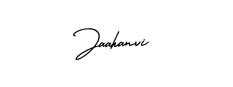This is the best signature style for the Jaahanvi name. Also you like these signature font (AmerikaSignatureDemo-Regular). Mix name signature. Jaahanvi signature style 3 images and pictures png