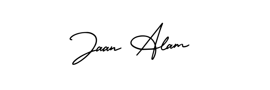 It looks lik you need a new signature style for name Jaan Alam. Design unique handwritten (AmerikaSignatureDemo-Regular) signature with our free signature maker in just a few clicks. Jaan Alam signature style 3 images and pictures png