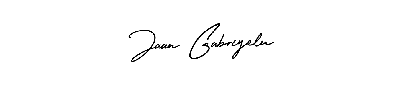 How to make Jaan Gabriyelu signature? AmerikaSignatureDemo-Regular is a professional autograph style. Create handwritten signature for Jaan Gabriyelu name. Jaan Gabriyelu signature style 3 images and pictures png