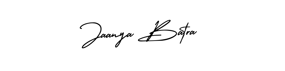 AmerikaSignatureDemo-Regular is a professional signature style that is perfect for those who want to add a touch of class to their signature. It is also a great choice for those who want to make their signature more unique. Get Jaanya Batra name to fancy signature for free. Jaanya Batra signature style 3 images and pictures png