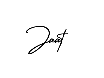 How to make Jaat name signature. Use AmerikaSignatureDemo-Regular style for creating short signs online. This is the latest handwritten sign. Jaat signature style 3 images and pictures png