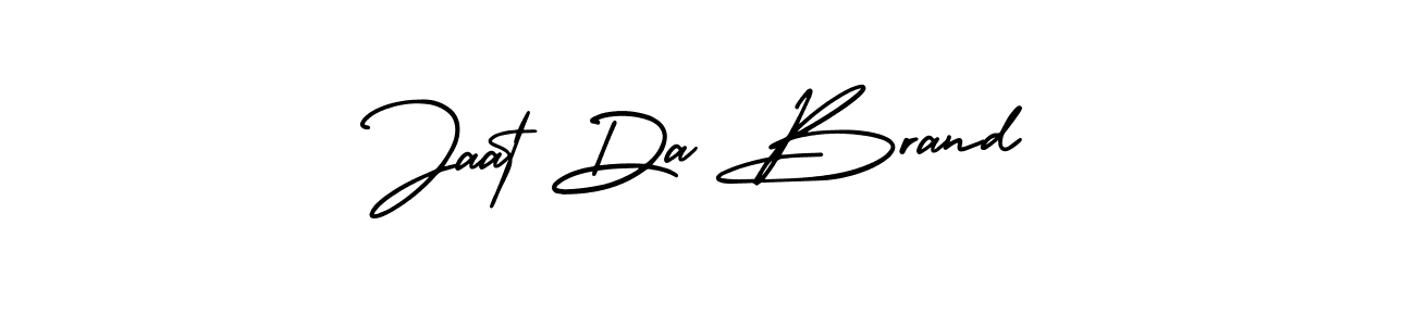 It looks lik you need a new signature style for name Jaat Da Brand. Design unique handwritten (AmerikaSignatureDemo-Regular) signature with our free signature maker in just a few clicks. Jaat Da Brand signature style 3 images and pictures png