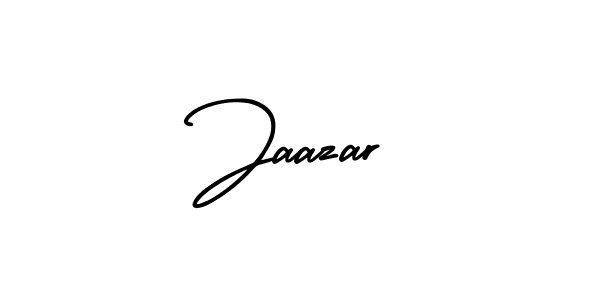 The best way (AmerikaSignatureDemo-Regular) to make a short signature is to pick only two or three words in your name. The name Jaazar include a total of six letters. For converting this name. Jaazar signature style 3 images and pictures png