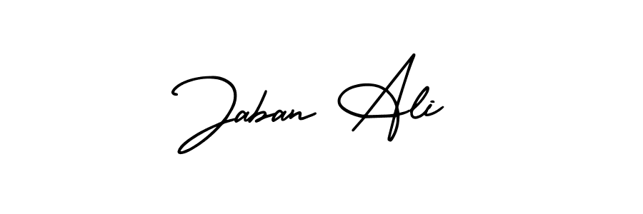 Similarly AmerikaSignatureDemo-Regular is the best handwritten signature design. Signature creator online .You can use it as an online autograph creator for name Jaban Ali. Jaban Ali signature style 3 images and pictures png