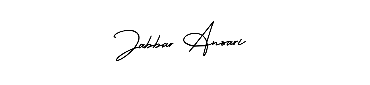 Also You can easily find your signature by using the search form. We will create Jabbar Ansari name handwritten signature images for you free of cost using AmerikaSignatureDemo-Regular sign style. Jabbar Ansari signature style 3 images and pictures png