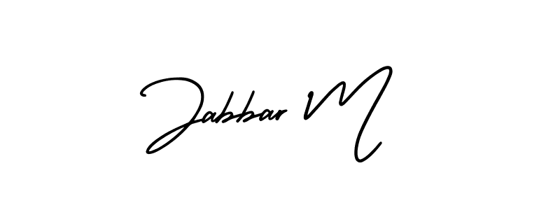 Create a beautiful signature design for name Jabbar M. With this signature (AmerikaSignatureDemo-Regular) fonts, you can make a handwritten signature for free. Jabbar M signature style 3 images and pictures png