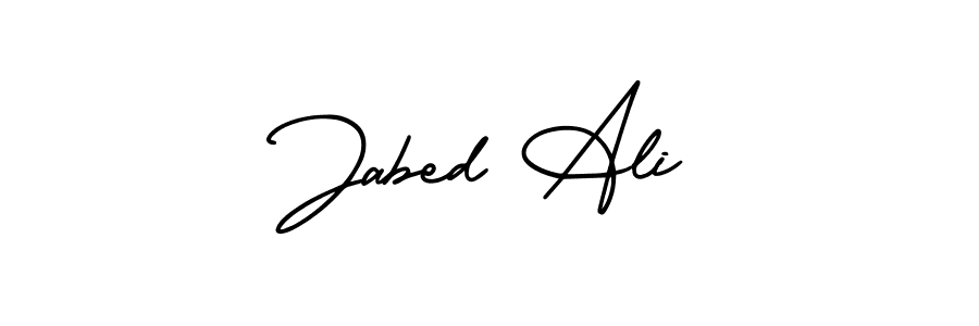 Check out images of Autograph of Jabed Ali name. Actor Jabed Ali Signature Style. AmerikaSignatureDemo-Regular is a professional sign style online. Jabed Ali signature style 3 images and pictures png