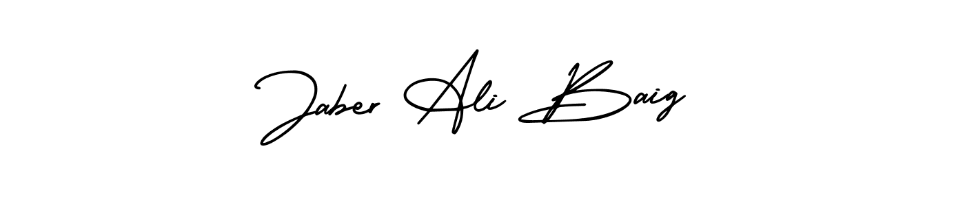 This is the best signature style for the Jaber Ali Baig name. Also you like these signature font (AmerikaSignatureDemo-Regular). Mix name signature. Jaber Ali Baig signature style 3 images and pictures png