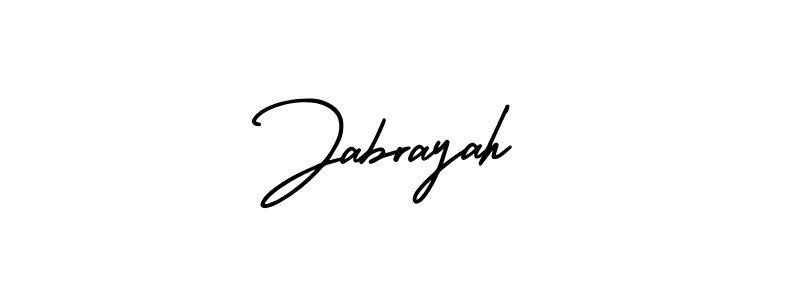 AmerikaSignatureDemo-Regular is a professional signature style that is perfect for those who want to add a touch of class to their signature. It is also a great choice for those who want to make their signature more unique. Get Jabrayah name to fancy signature for free. Jabrayah signature style 3 images and pictures png