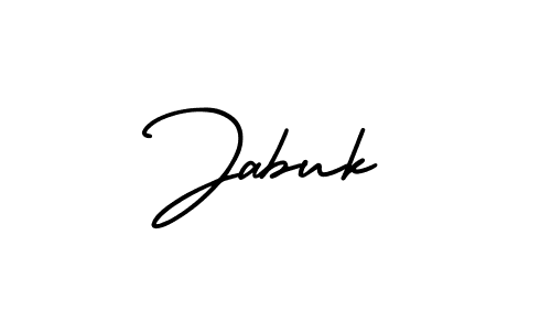 The best way (AmerikaSignatureDemo-Regular) to make a short signature is to pick only two or three words in your name. The name Jabuk include a total of six letters. For converting this name. Jabuk signature style 3 images and pictures png