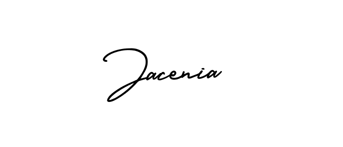 AmerikaSignatureDemo-Regular is a professional signature style that is perfect for those who want to add a touch of class to their signature. It is also a great choice for those who want to make their signature more unique. Get Jacenia name to fancy signature for free. Jacenia signature style 3 images and pictures png