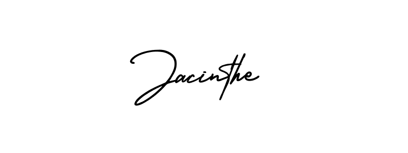 Jacinthe stylish signature style. Best Handwritten Sign (AmerikaSignatureDemo-Regular) for my name. Handwritten Signature Collection Ideas for my name Jacinthe. Jacinthe signature style 3 images and pictures png