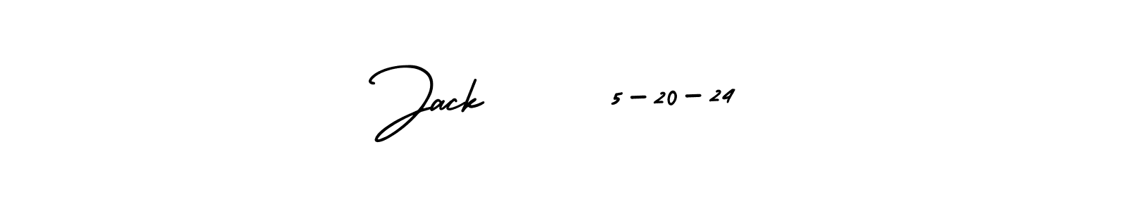 Design your own signature with our free online signature maker. With this signature software, you can create a handwritten (AmerikaSignatureDemo-Regular) signature for name Jack     5-20-24. Jack     5-20-24 signature style 3 images and pictures png