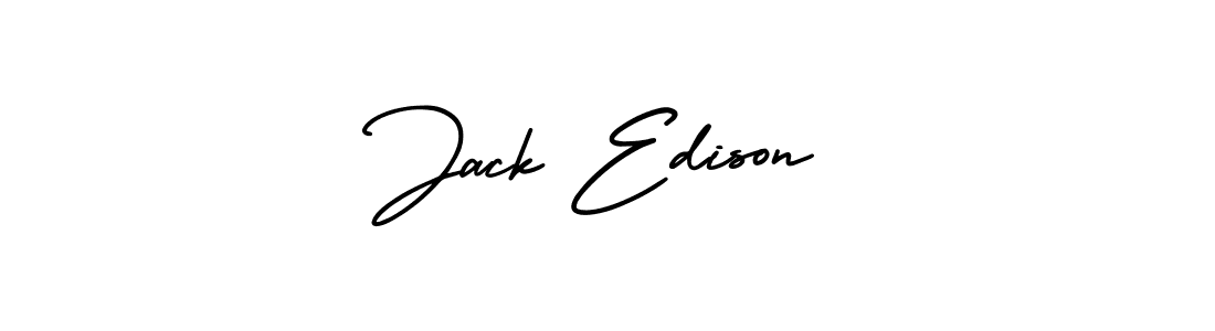 Best and Professional Signature Style for Jack Edison. AmerikaSignatureDemo-Regular Best Signature Style Collection. Jack Edison signature style 3 images and pictures png