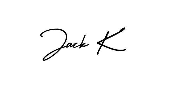 AmerikaSignatureDemo-Regular is a professional signature style that is perfect for those who want to add a touch of class to their signature. It is also a great choice for those who want to make their signature more unique. Get Jack K name to fancy signature for free. Jack K signature style 3 images and pictures png