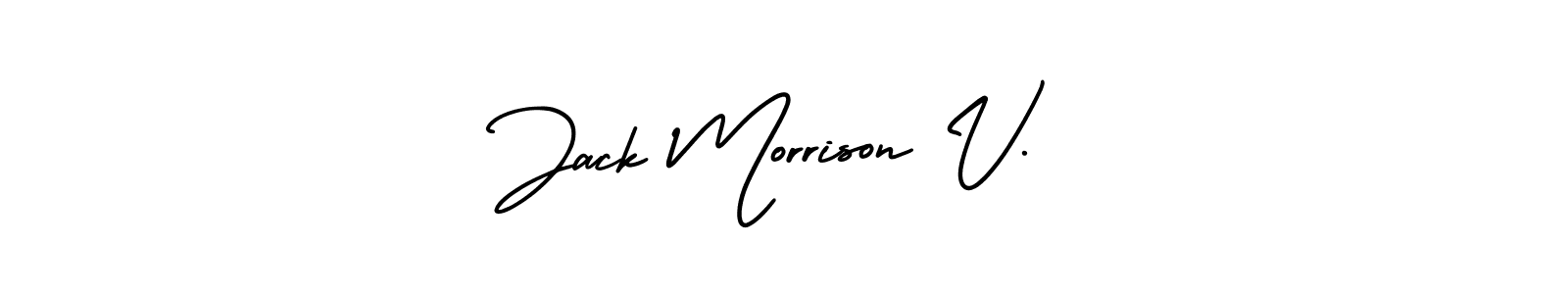 Make a beautiful signature design for name Jack Morrison V.. Use this online signature maker to create a handwritten signature for free. Jack Morrison V. signature style 3 images and pictures png