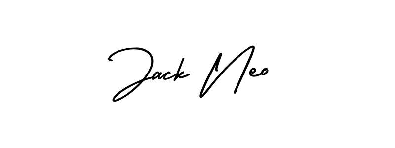 This is the best signature style for the Jack Neo name. Also you like these signature font (AmerikaSignatureDemo-Regular). Mix name signature. Jack Neo signature style 3 images and pictures png