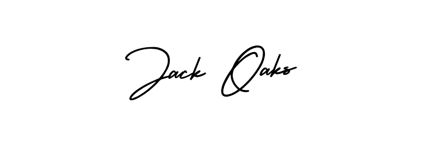 How to make Jack Oaks name signature. Use AmerikaSignatureDemo-Regular style for creating short signs online. This is the latest handwritten sign. Jack Oaks signature style 3 images and pictures png