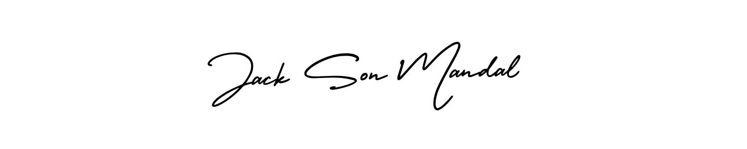 How to Draw Jack Son Mandal signature style? AmerikaSignatureDemo-Regular is a latest design signature styles for name Jack Son Mandal. Jack Son Mandal signature style 3 images and pictures png