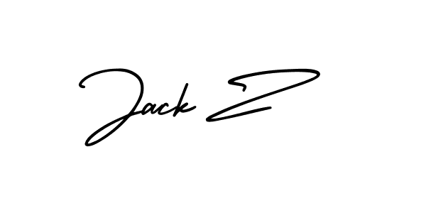 Make a beautiful signature design for name Jack Z. With this signature (AmerikaSignatureDemo-Regular) style, you can create a handwritten signature for free. Jack Z signature style 3 images and pictures png